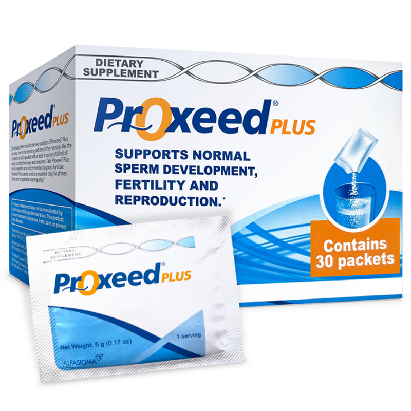 Proxeed Plus product box contains 30 packets